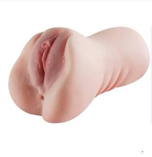 2 in 1 Male Masturbator Pocket Pussy with Realistic Textured Vagina and Tight Anus - Image 5